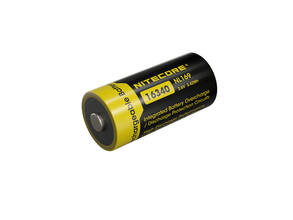 NL169 RCR123/16340 Li-ion 3.7v 950mAH Аккумулятор с защитой