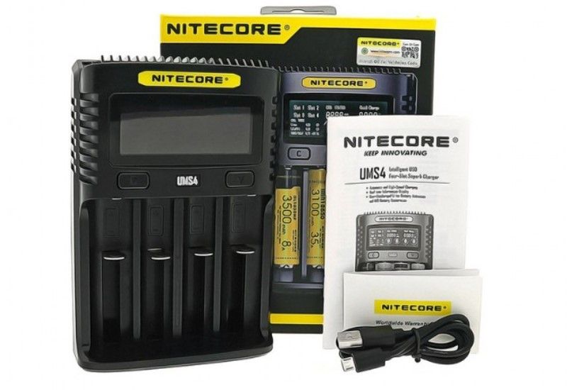 Универсальное зарядное устройство Nitecore UMS4