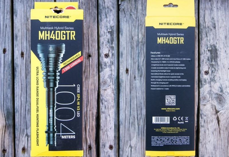 Дальнобойный фонарь Nitecore MH40GTR