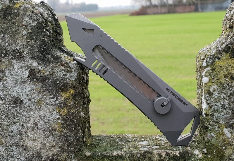Складной титановый нож Nitecore NTK10